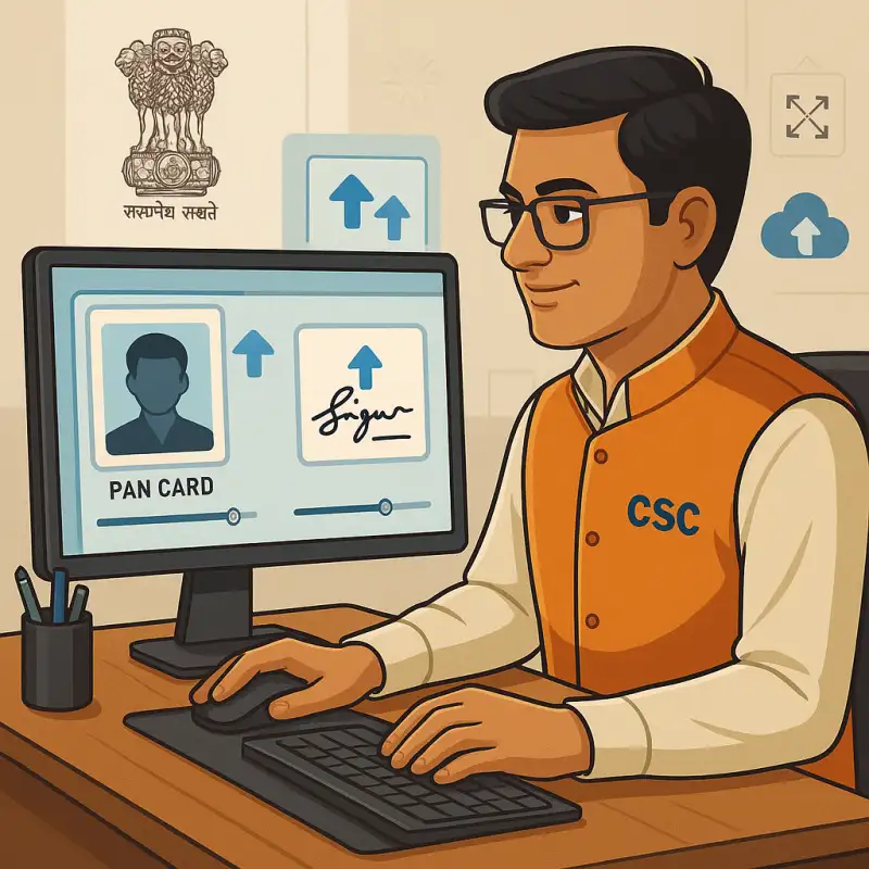 CSC PAN Card Photo and Signature Resize Tool